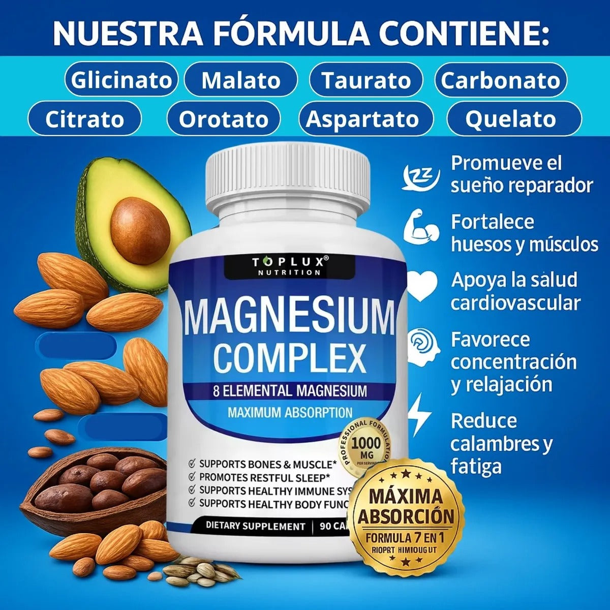 MAGNESIUM COMPLEX TOPLUX x 2