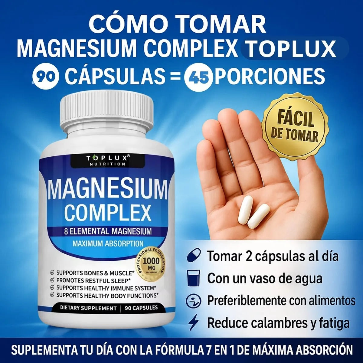 MAGNESIUM COMPLEX TOPLUX x 2