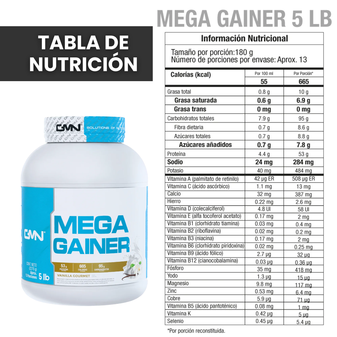 ProteinaMEGA GAINER 5LB GMN
