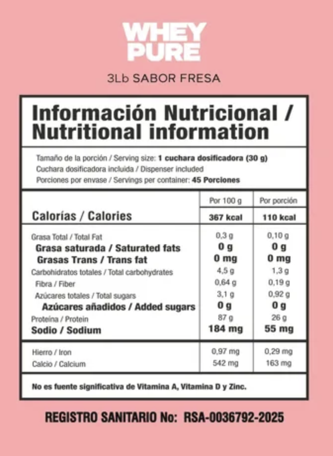 Whey Pure 3 Lb